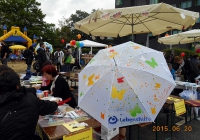 Regenschirmaktion der Lebenshilfe e.V. Berlin